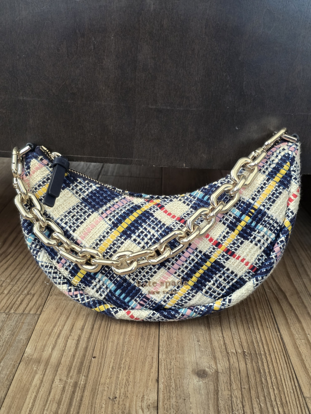 Kate Spade New York Smile Tweed Fabric Small Handbag - Picture 7 of 7